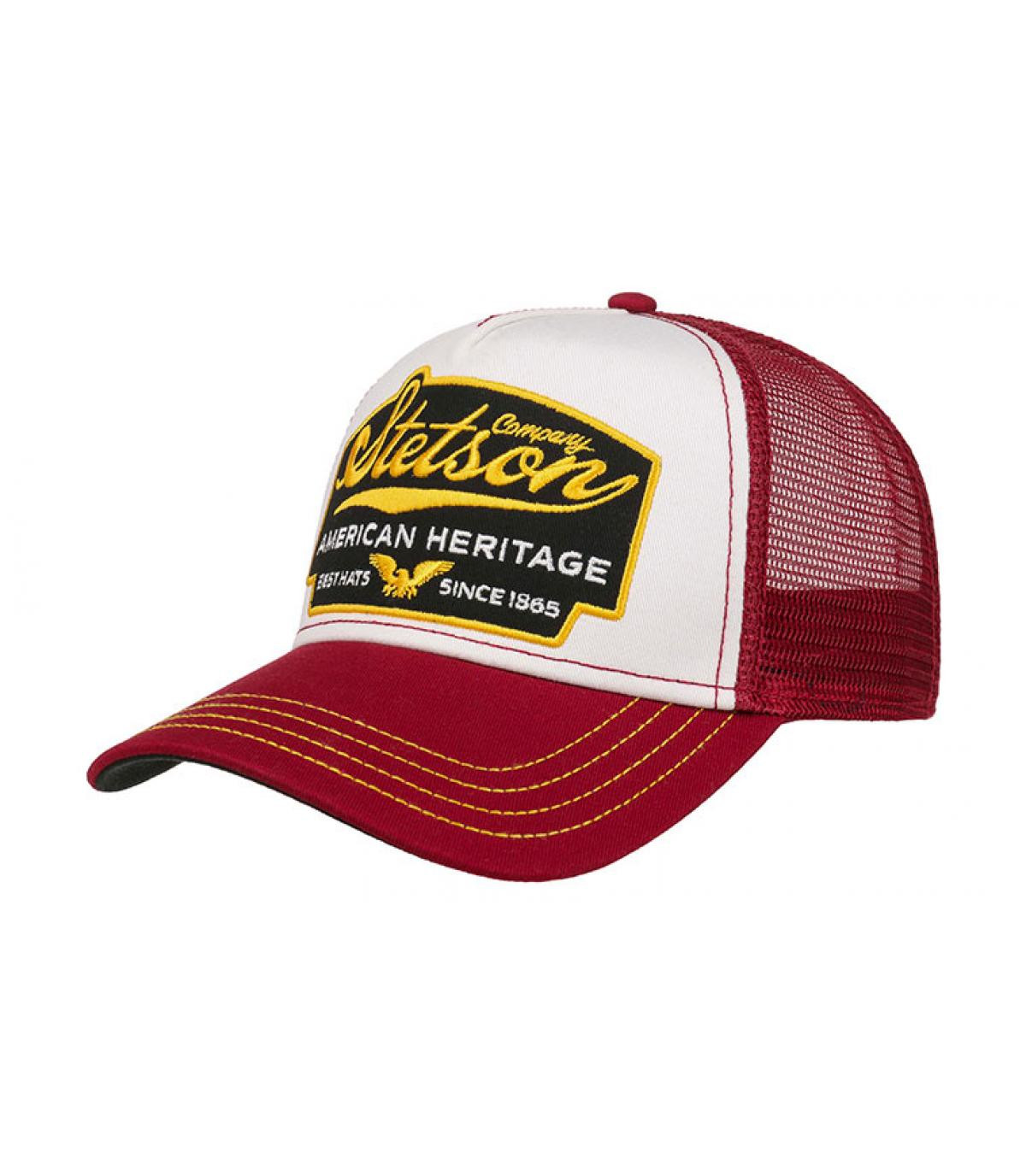 Trucker Cap American Heritage burgundy Stetson